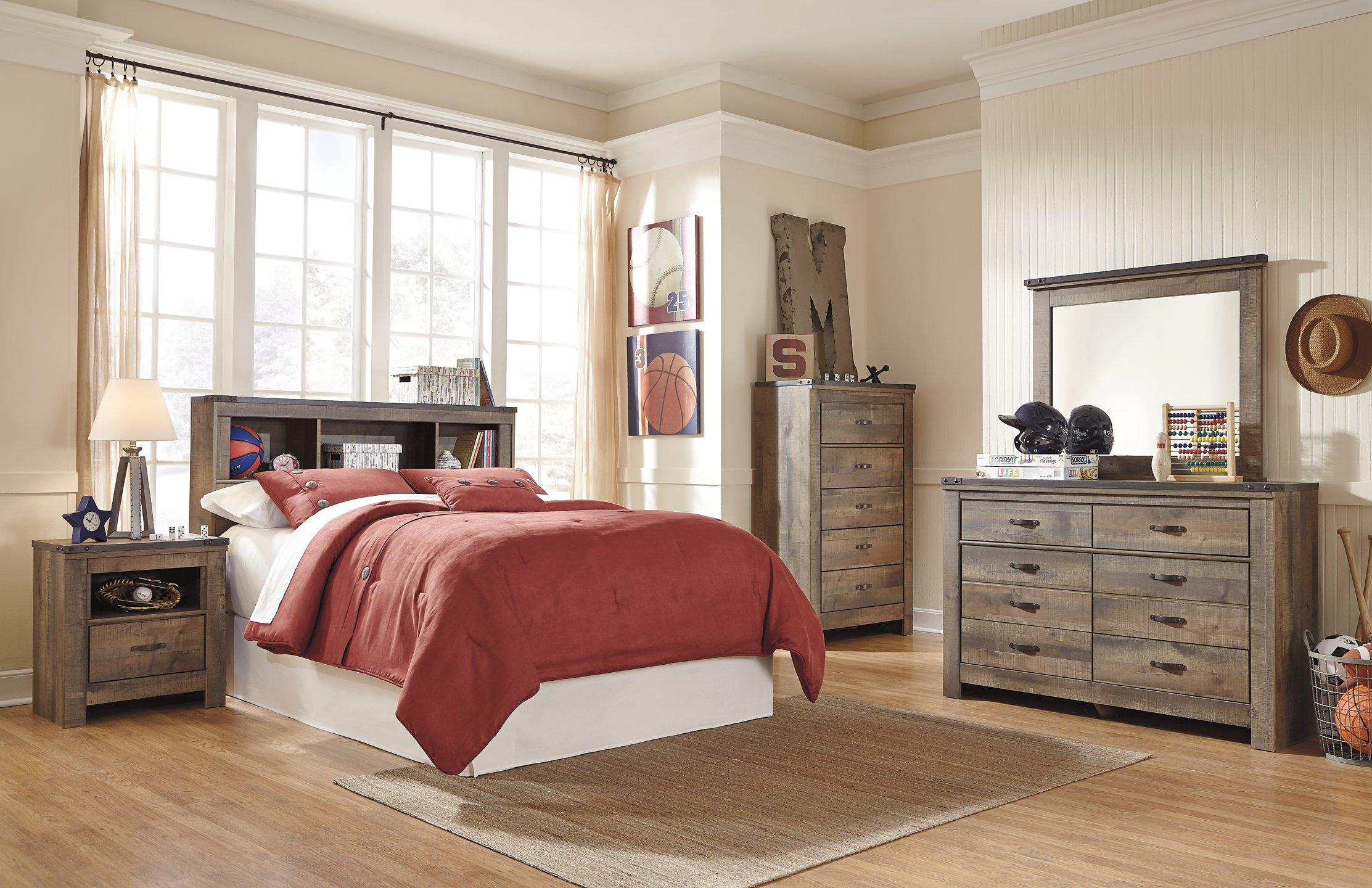 Trinell Bed with 2 Sided Storage